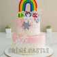 Pink Rainbow Cake | Creme Castle