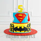 Batman Superman Cake