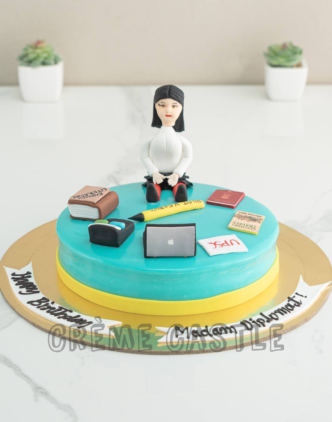 Workaholic Woman Cake