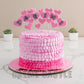 Pink Frills Cake
