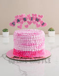 Pink Frills Cake