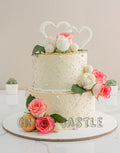 Floral Bunch Wedding Cake