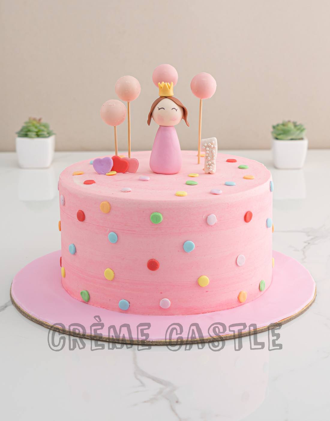 Girl Balloon Cake