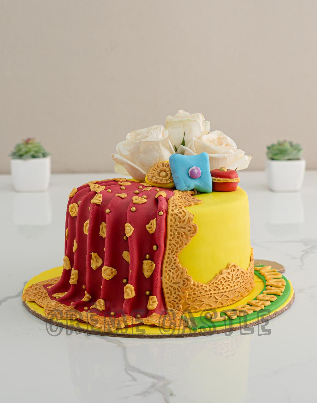 Buy South Indian Wedding Fondant Cake| Online Cake Delivery - CakeBee