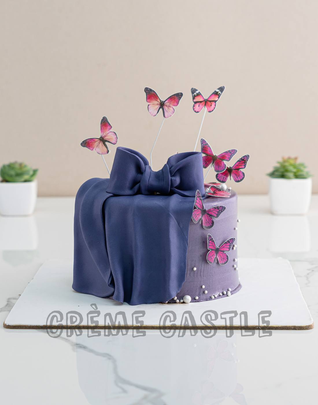 Dark Butterfly Cake