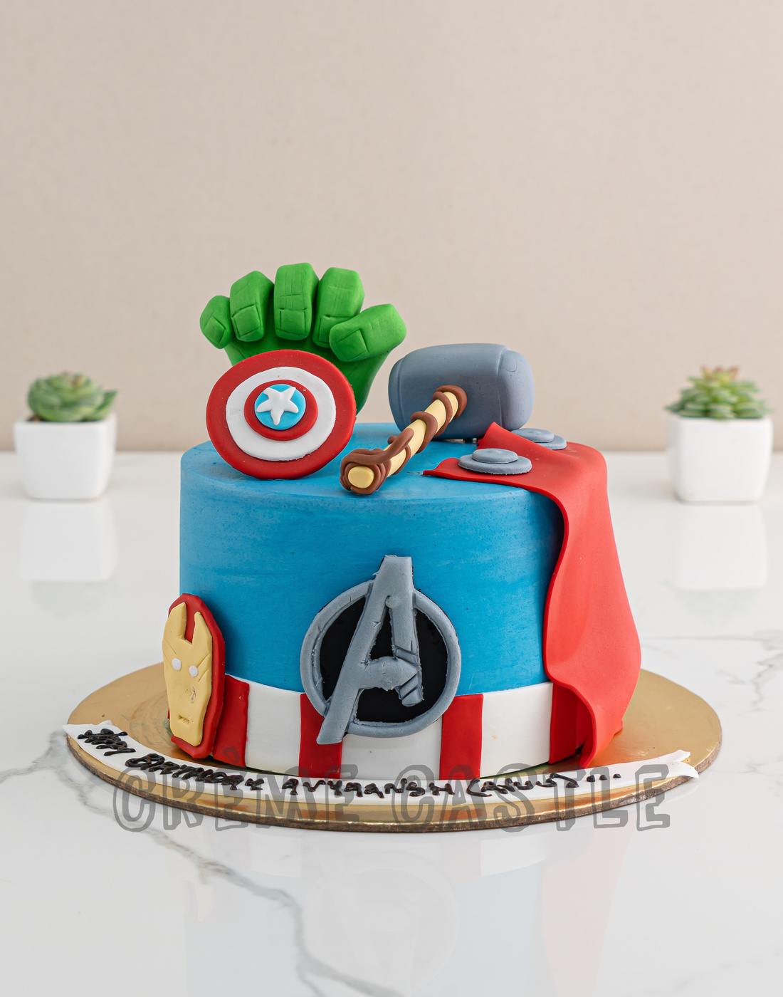 Superhero Cape Cake