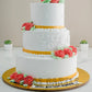 3 Tier Wedding Cake | Creme Castle