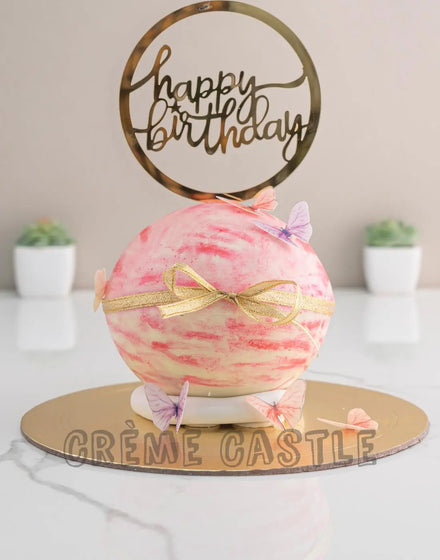 Pink Pinata Anniversary Cake