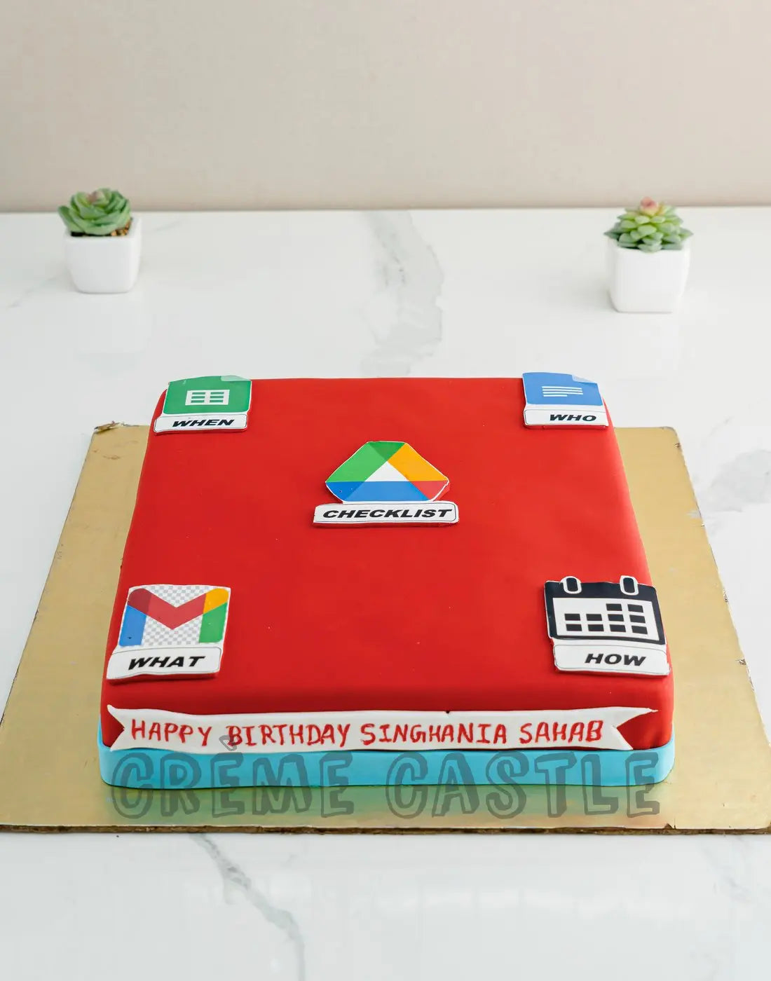 Software Theme Cake – Creme Castle