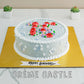 Floral Number Cake