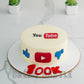 Influencer Youtuber Cake