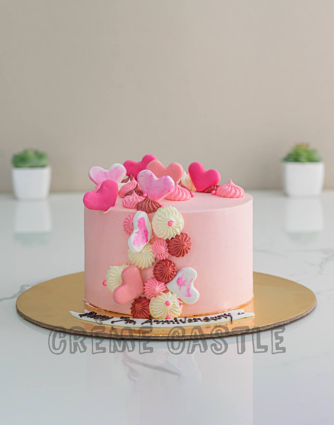 Floral meringue Cake