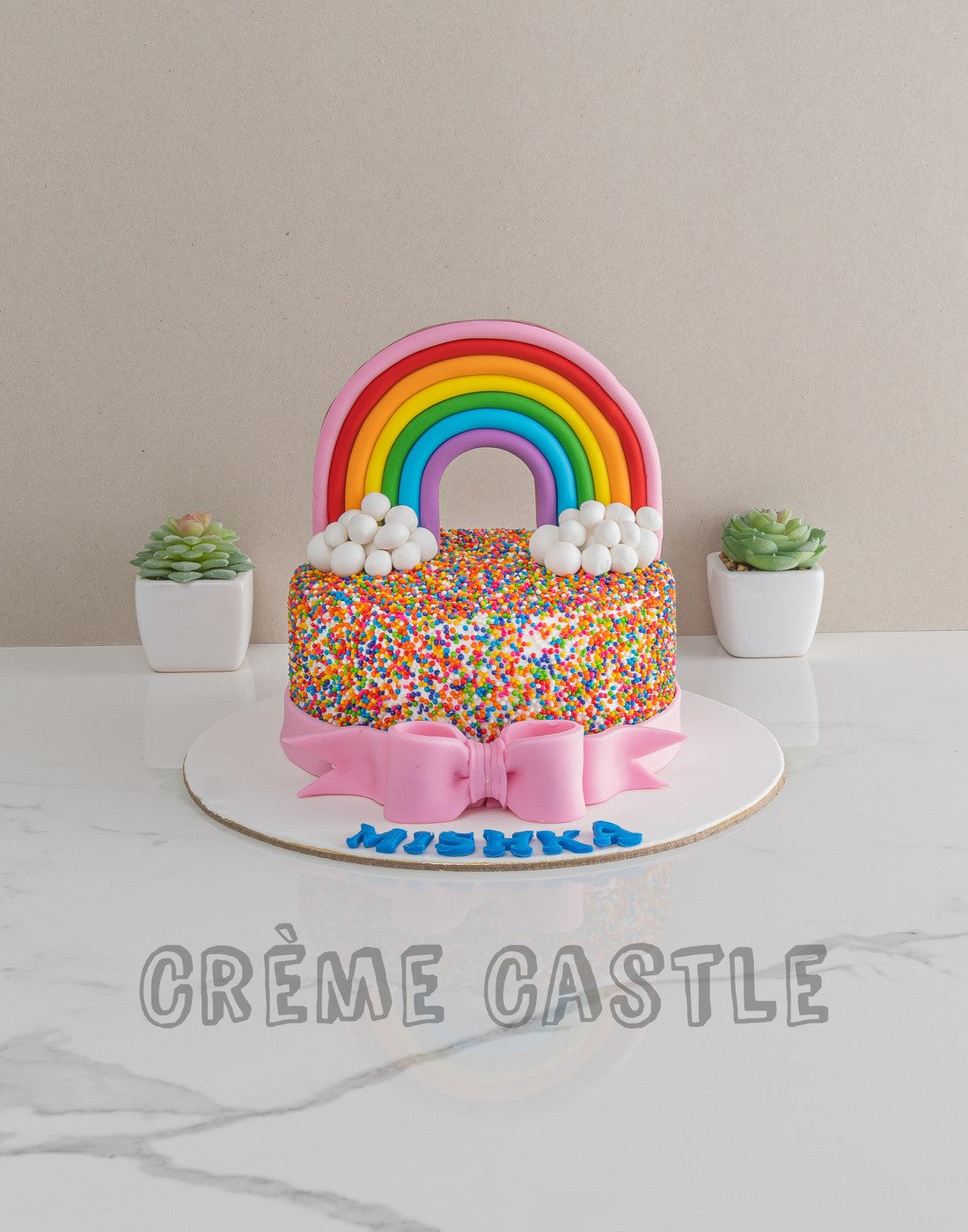 Sprinkle Rainbow Cake