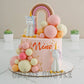 Girly Unicorn Birthday Cake