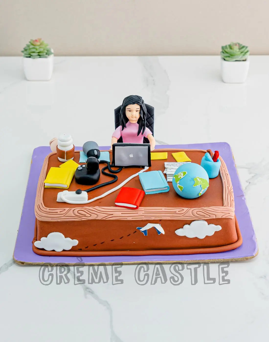 Work Cake Corporate Theme Cakes | Office Cake | Creme Castle