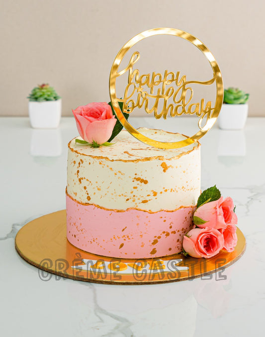 Floral Splash Cake