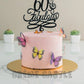 Butterfly 60th Cake