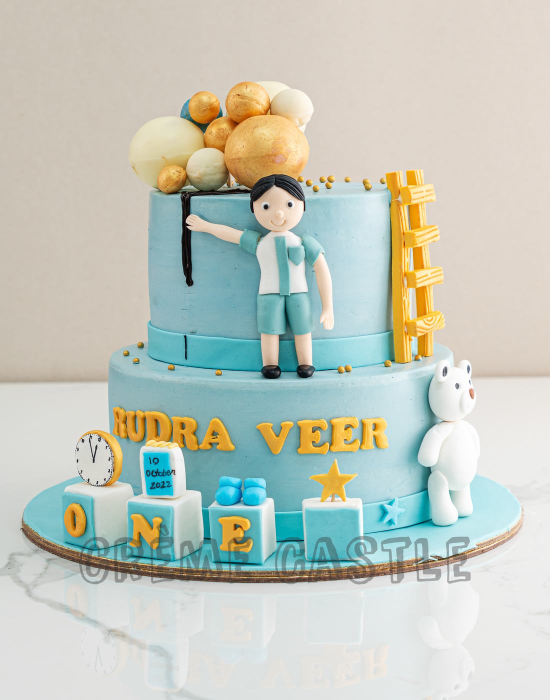 School Boy Balloon Cake