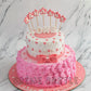 Pink Rose Girl Cake