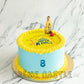 CSK theme Cake