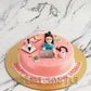 Workaholic Pink Cake