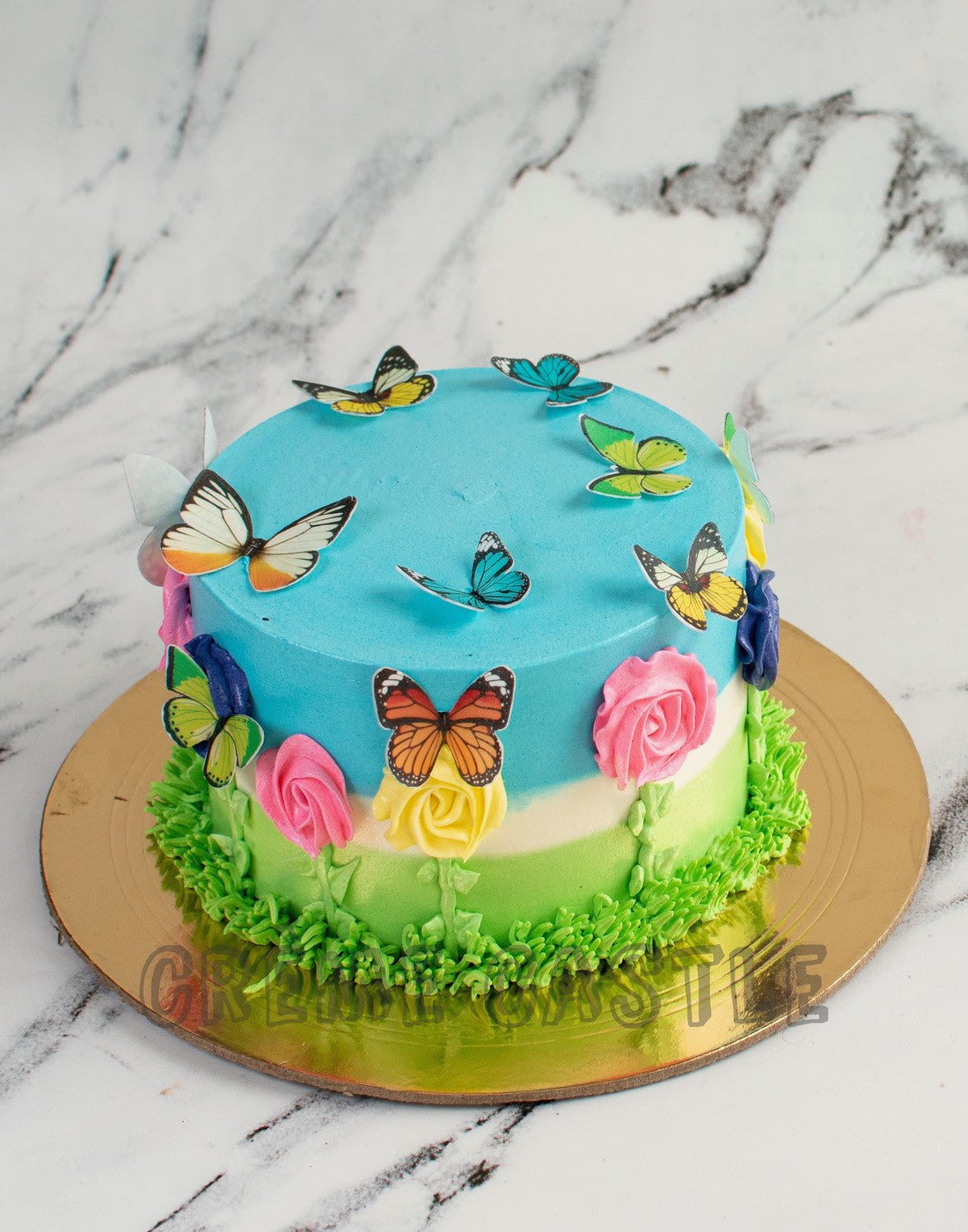Pattern Butterfly Cake