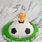 Football Pinata Trophy Cake