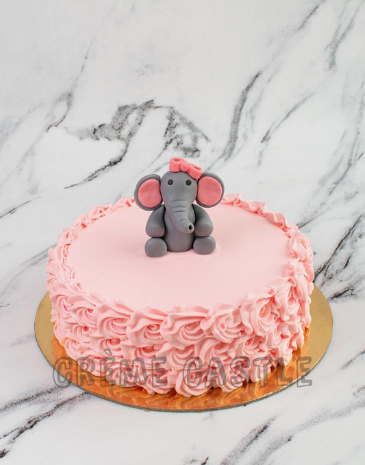 Elephant Pink Cake