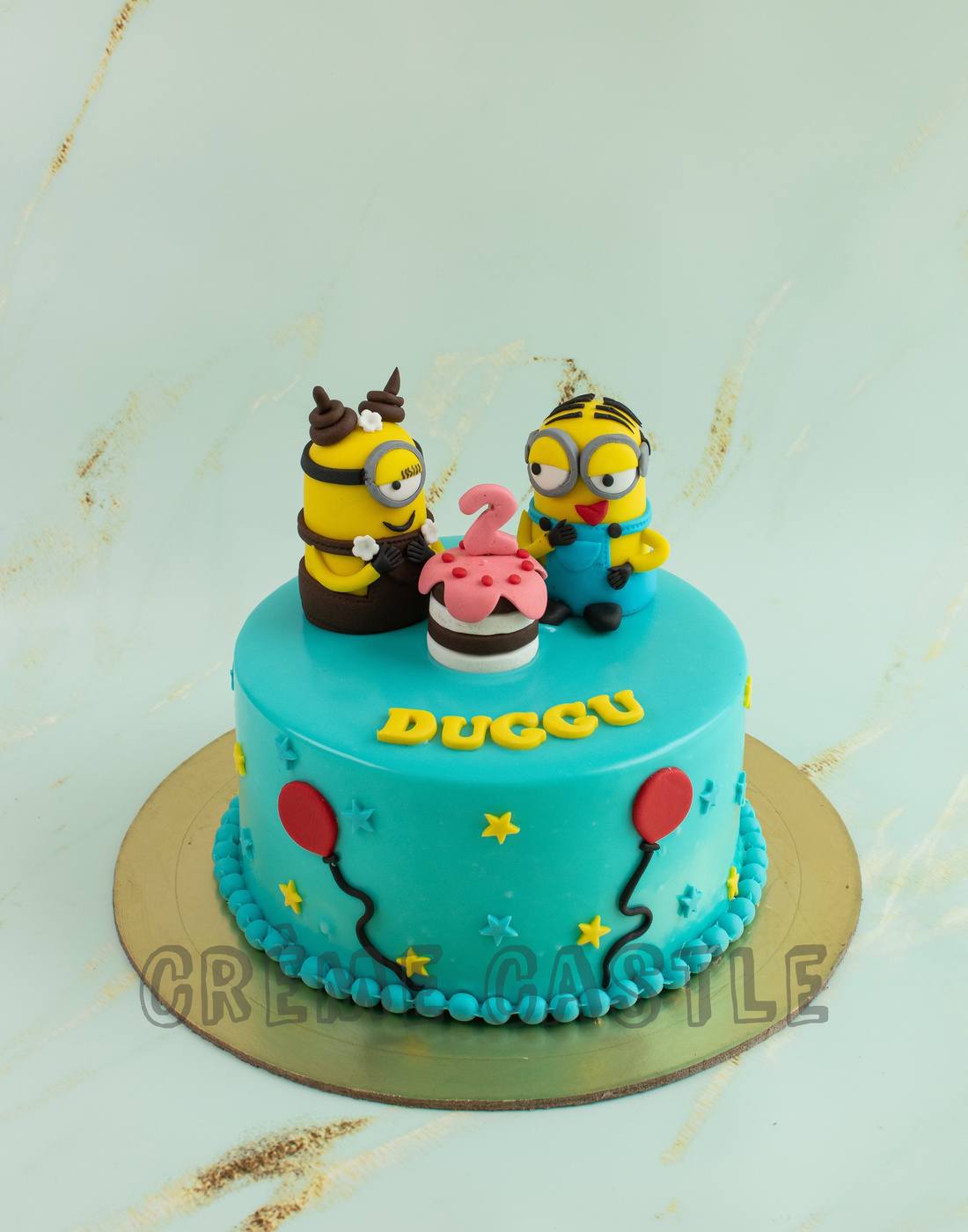 Minion Cartoon Cake- Order Online Minion Cartoon Cake @ Flavoursguru
