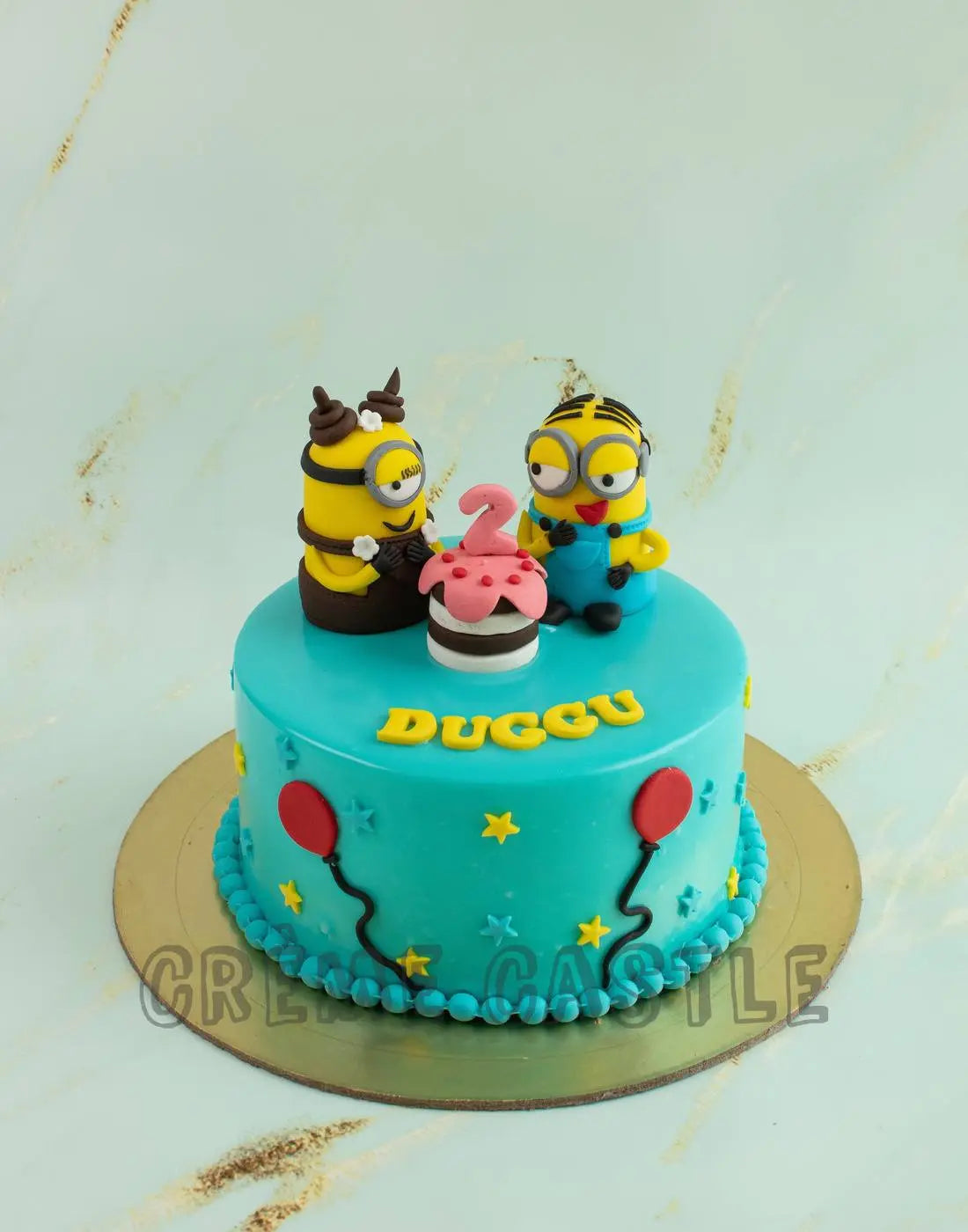 Minion Birthday Cake Creme Castle Minion birthday cake creme castle