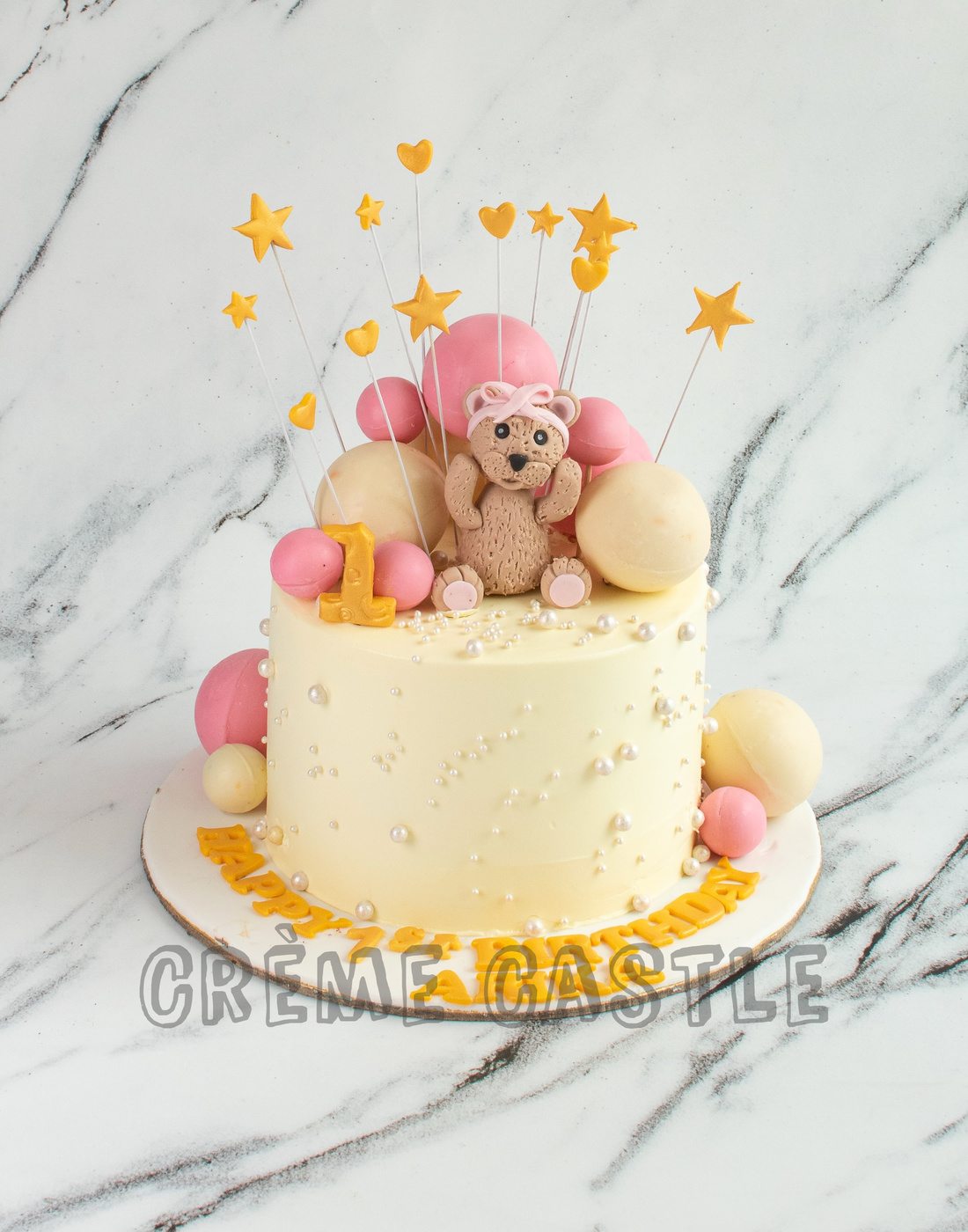 Teddy Balls Cake