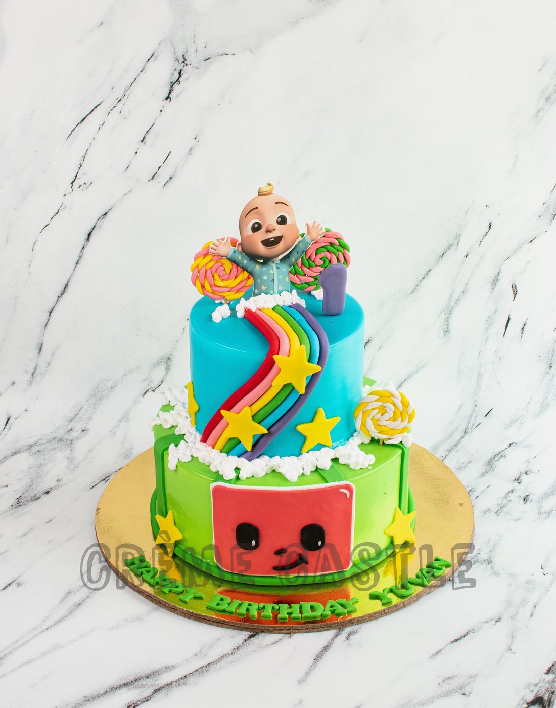 Cocomelon Candy Cake