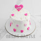 Pastel Pink Valentine Cake