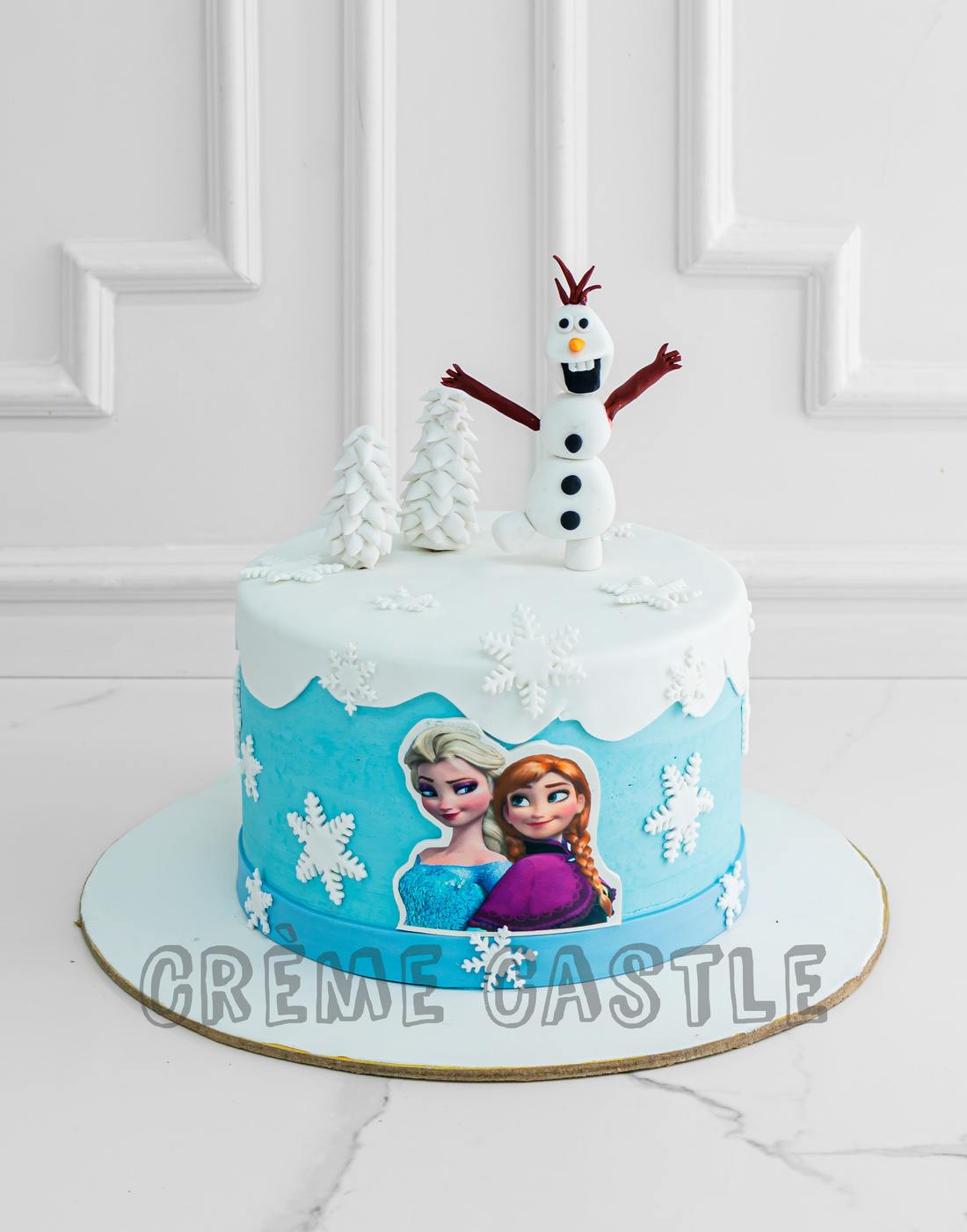 Snowy Frozen Cake