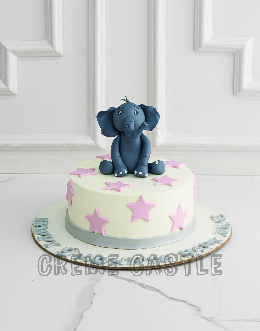 Starry Elephant Cake