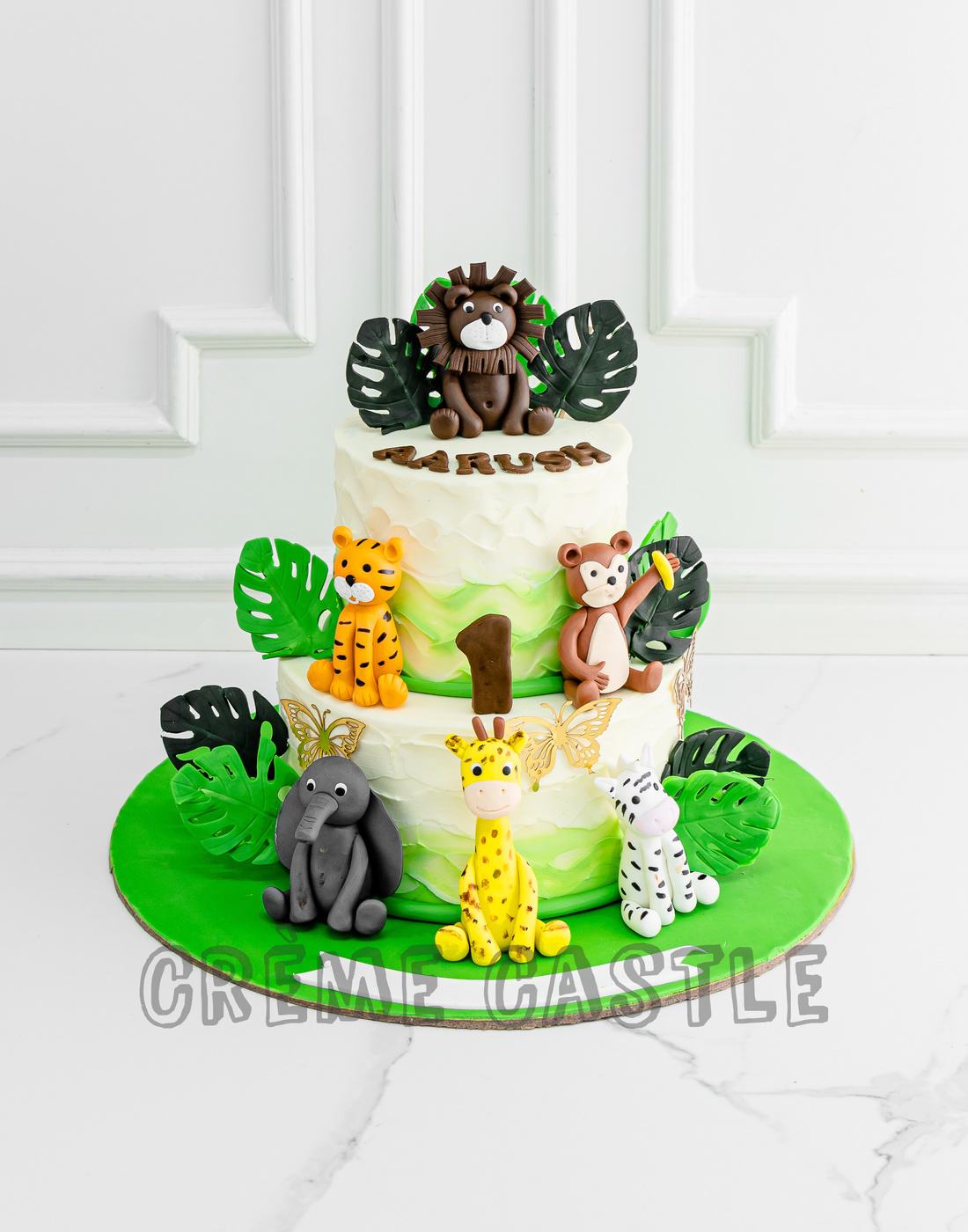 Celebrating Ziya's Birthday with a jungle theme cake 🦁🦓🐒🐘🦒 . . . #cake  #jungletheme #junglethemecake #cakesofinstagram #homebaker… | Instagram