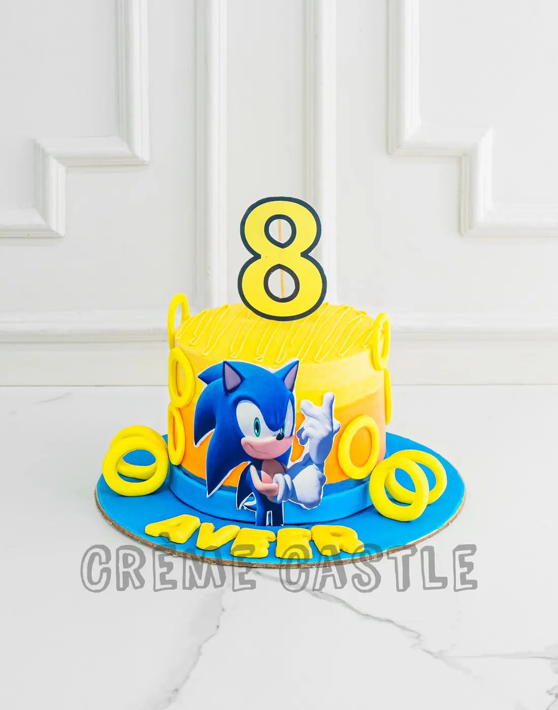 Sonic Rings Cake Creme Castle Sonic rings cake creme castle