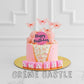Wrapped Butterfly Cake