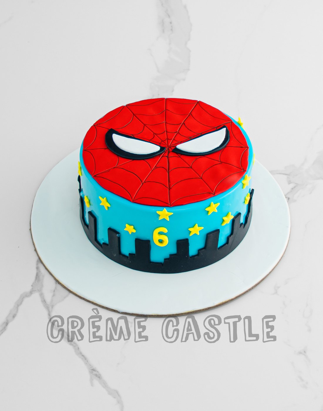 Spiderman Mask Cake | Creme Castle