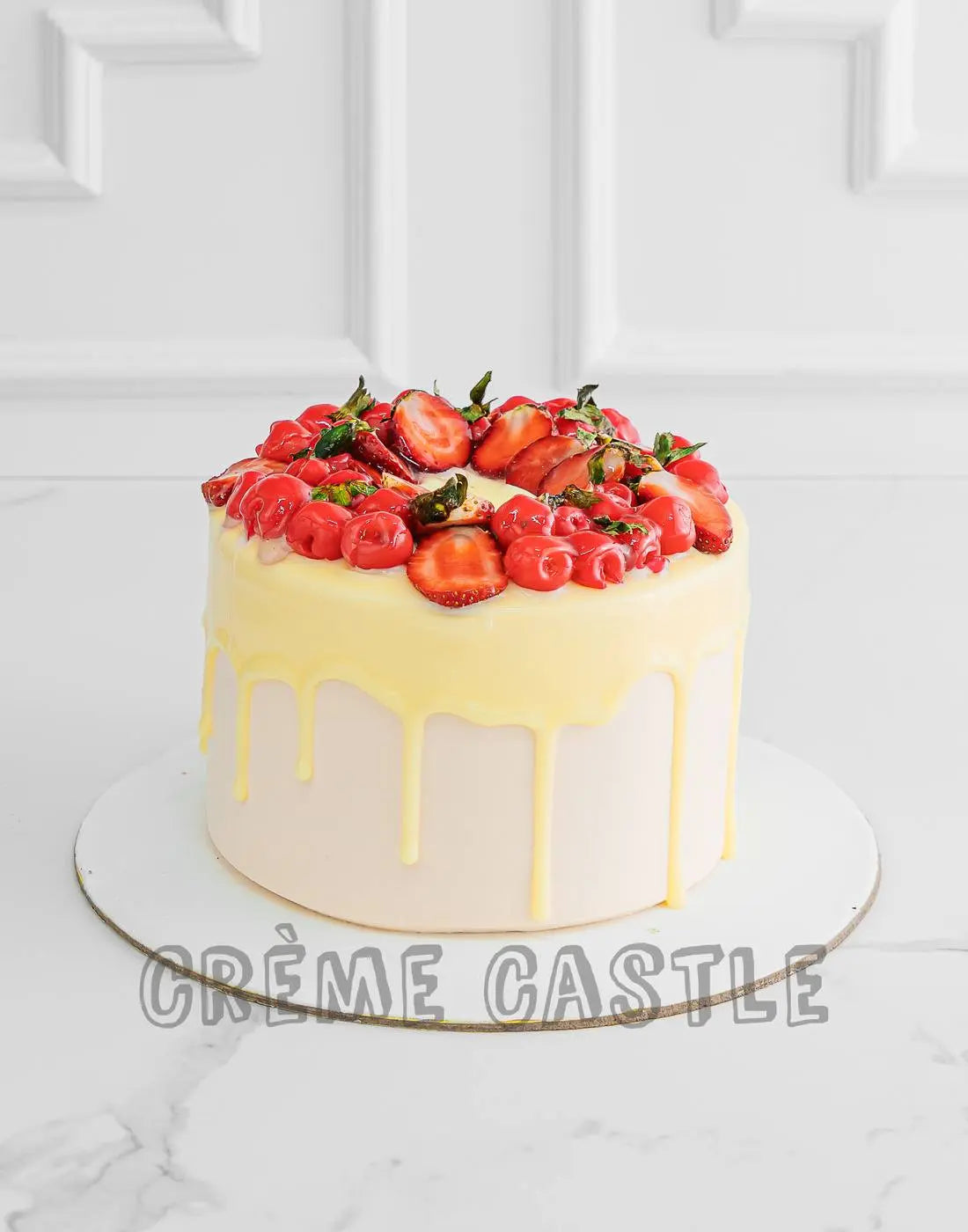 Strawberry Drip Cake