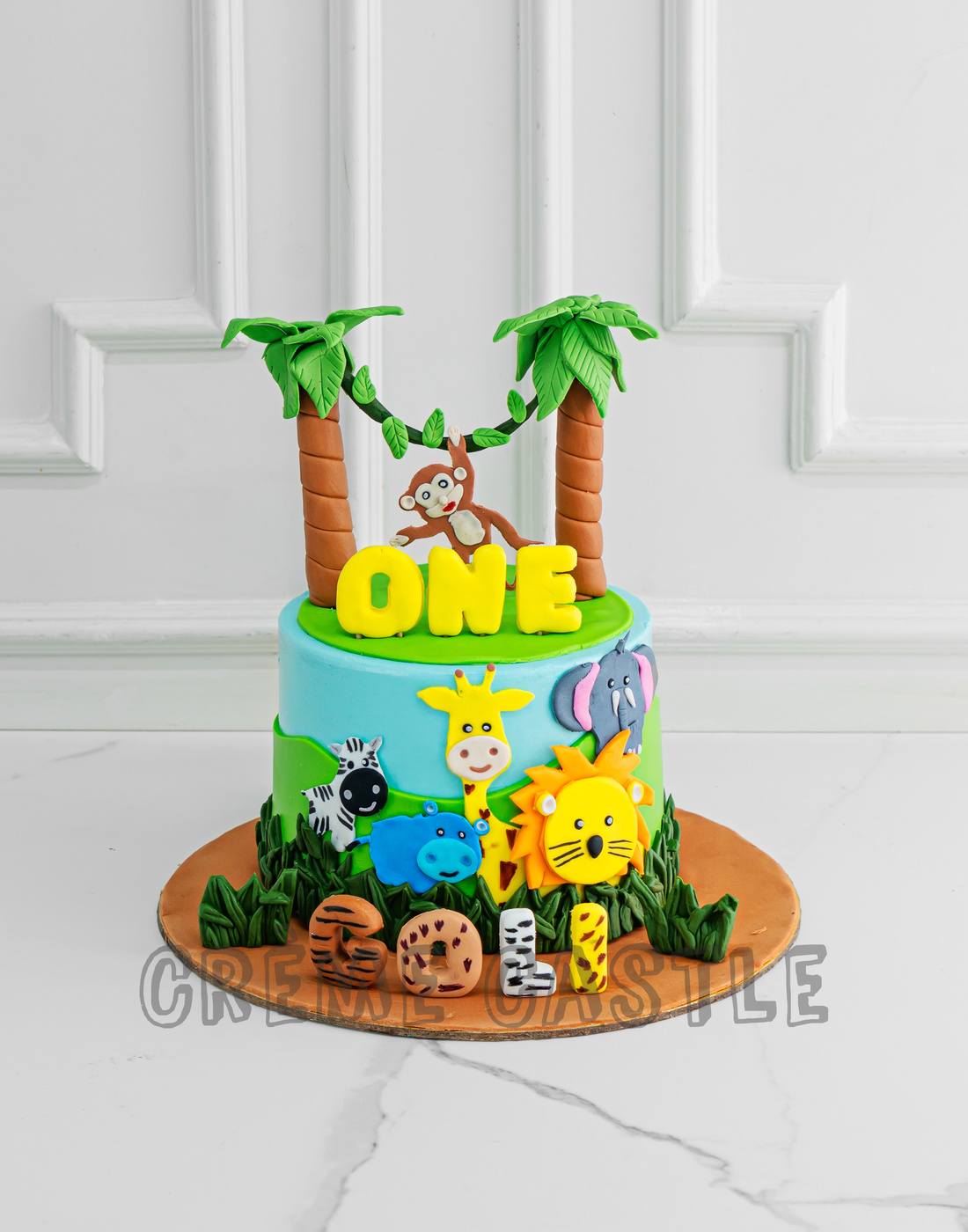 How To Make Jungle Theme Cake #jungle #cake - YouTube