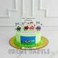 Wolfee Theme Cake