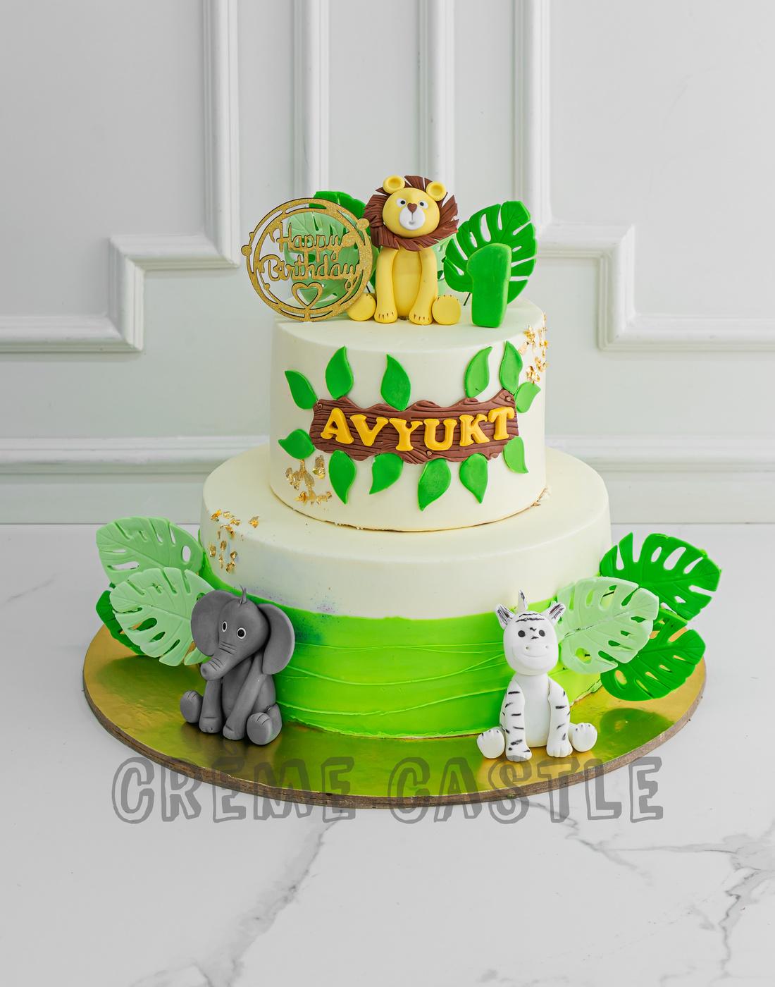 Cute Animals Cake  Animal Theme Cakes for Kids Birthday Parties  Kukkr