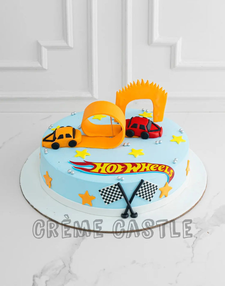 Hot Wheels Track Cake – Creme Castle