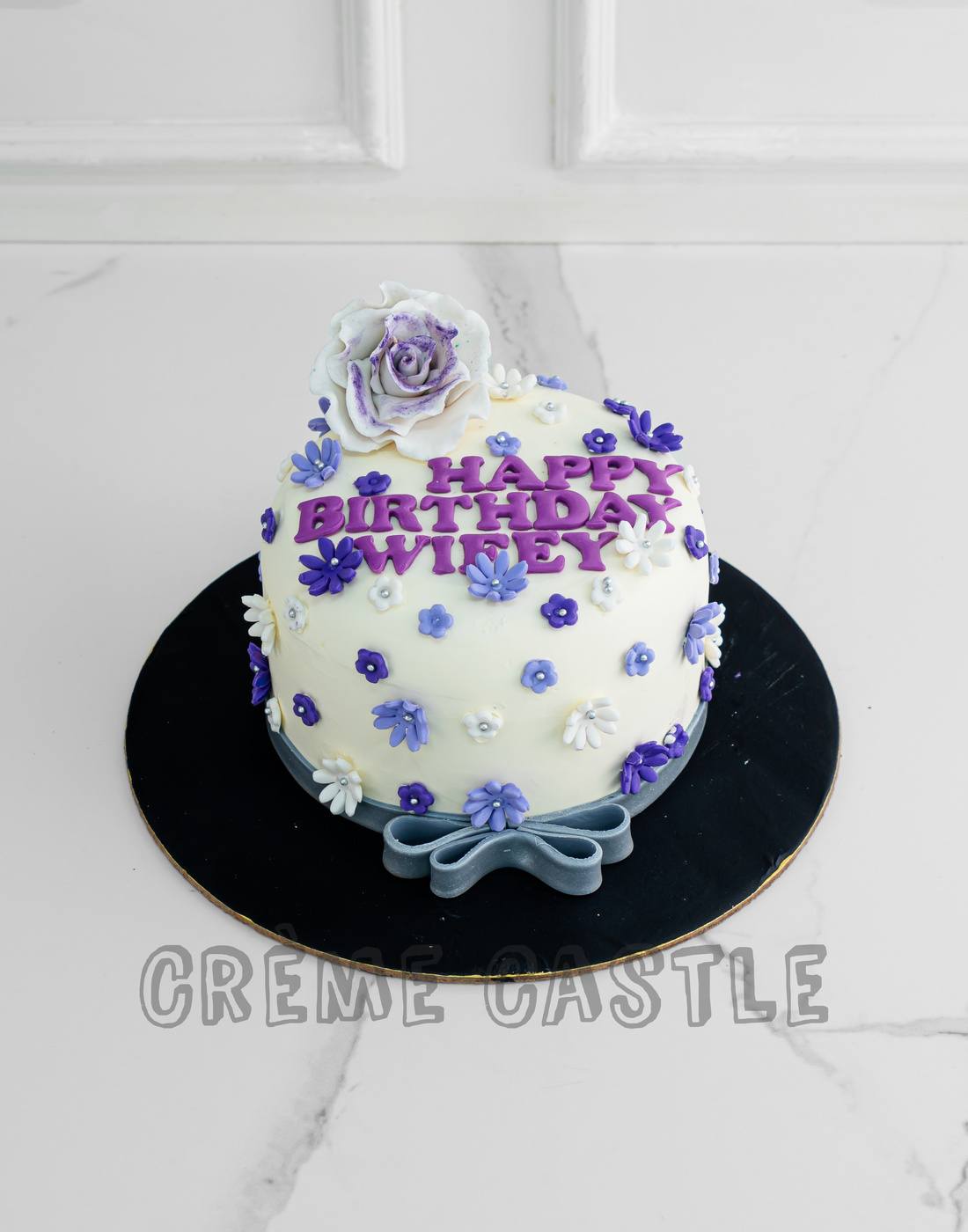 Floral Dome Shape Cake