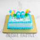 Baby Shoes Star Cake