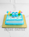 Baby Shoes Star Cake