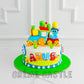 Fruit Train Cake