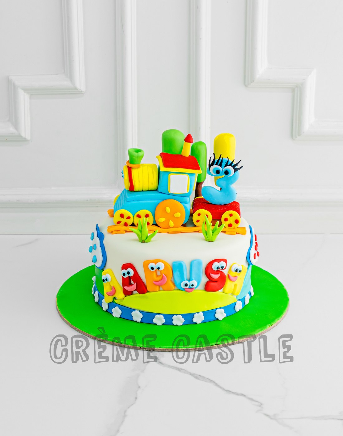 Fruit Train Cake – Creme Castle