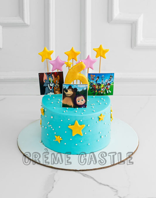 Cartoons Fun Cake